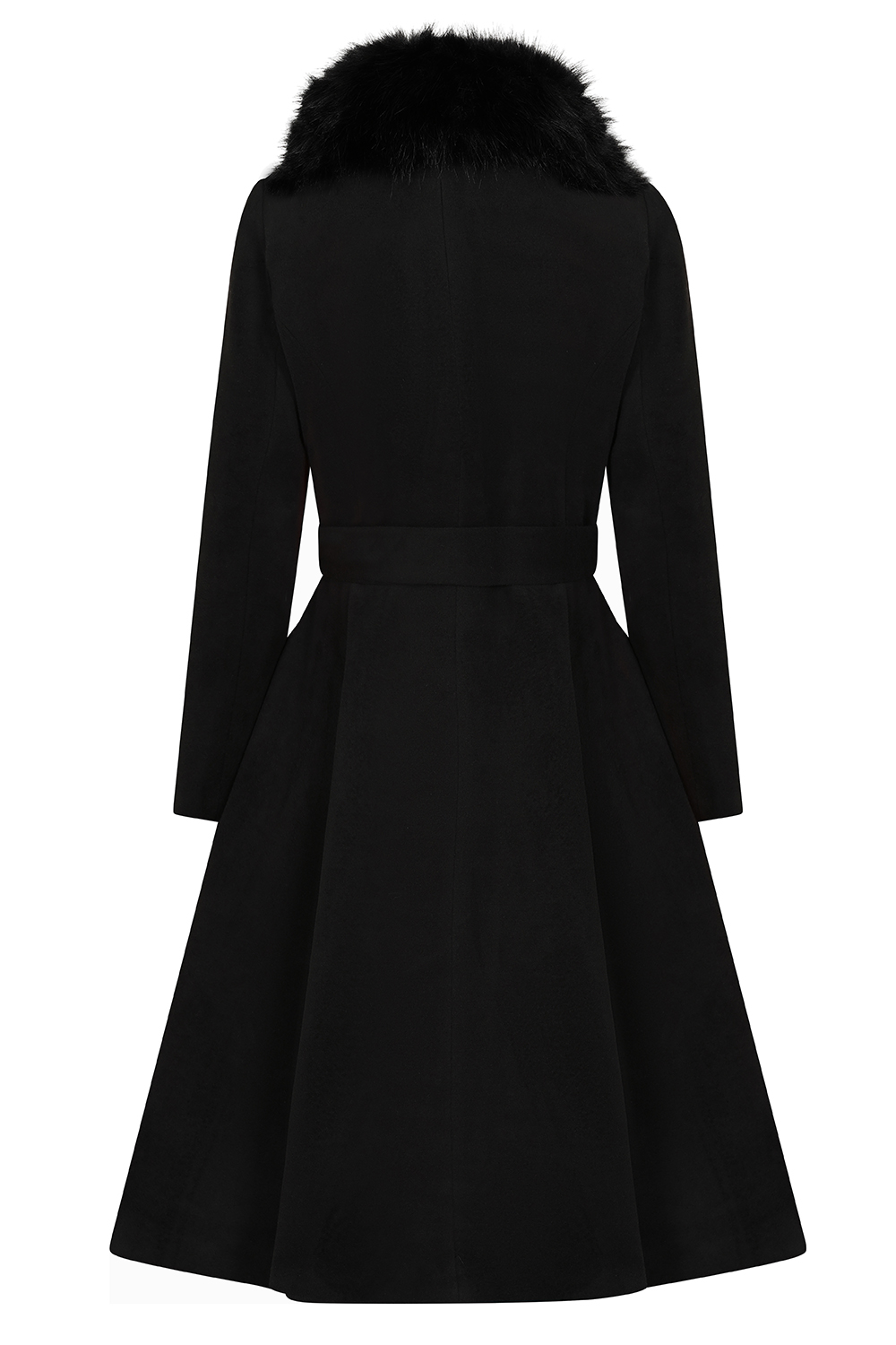 Matilda Swing Coat in Black